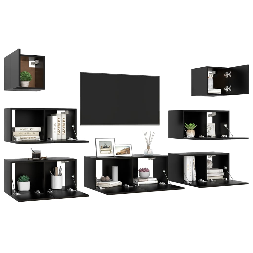 TV room furniture set 7 pieces Synthesized Nexus Nexus