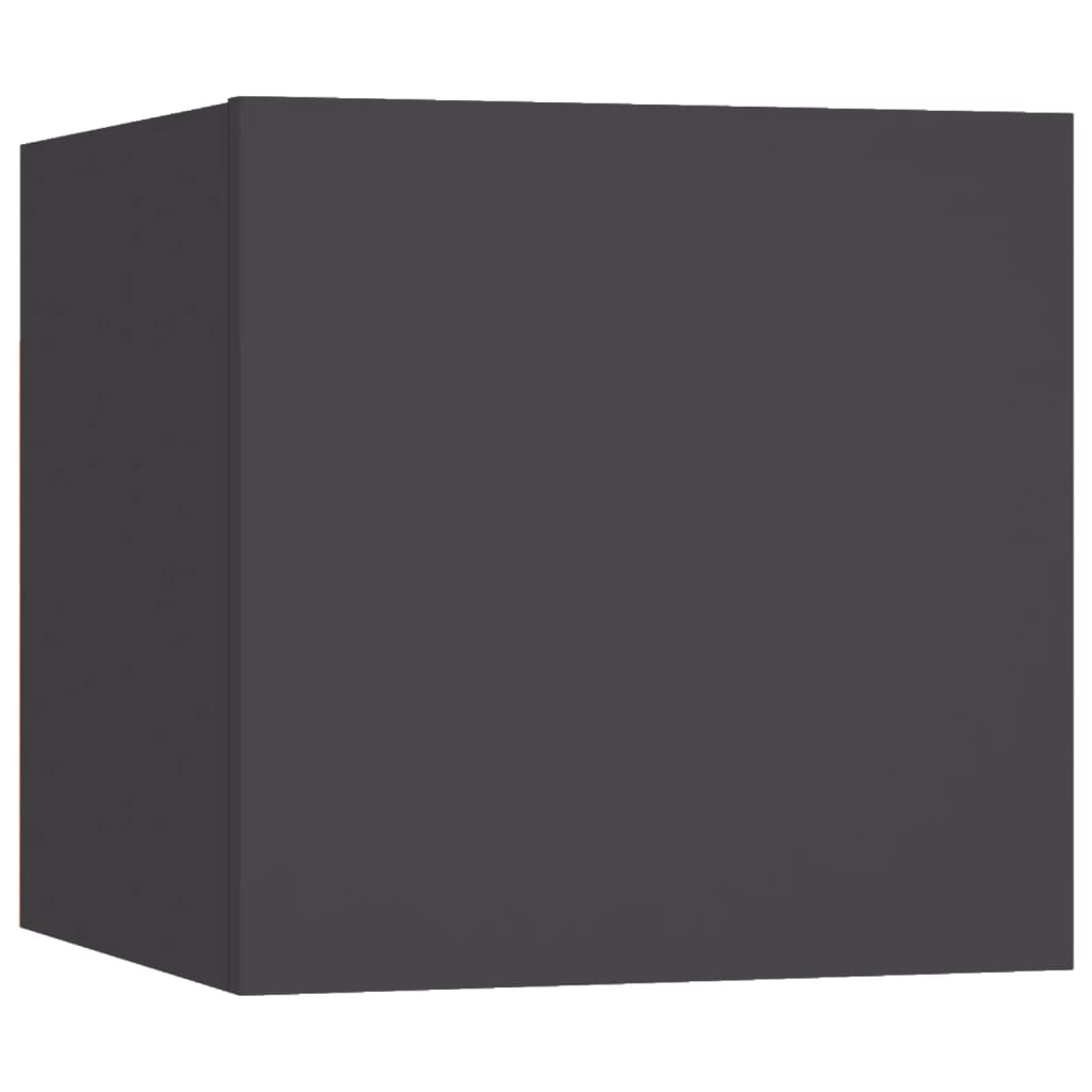 Muebles de pared para TV 8 uds gris 30,5x30x30 cm vidaXL