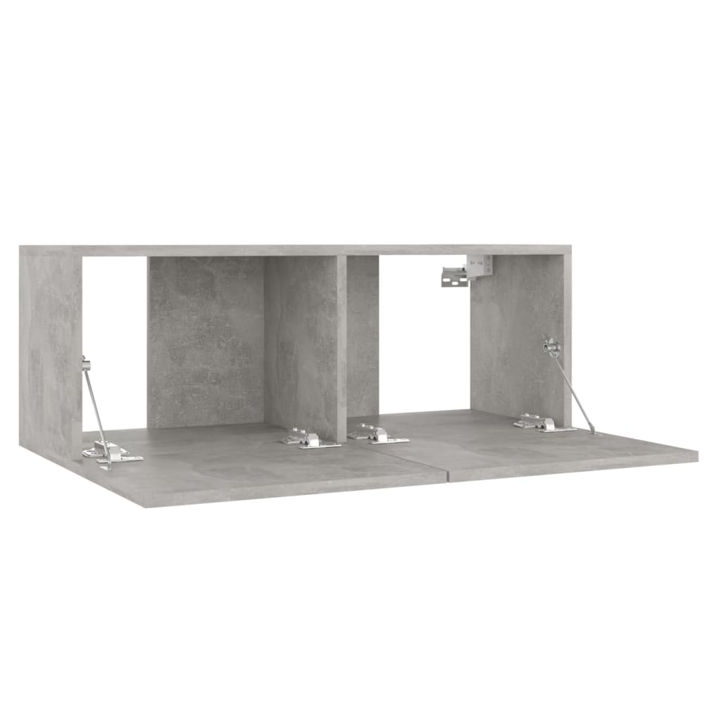 Set de muebles de salón 3 pzas madera sintetizada Nexus gris hormigón vidaXL