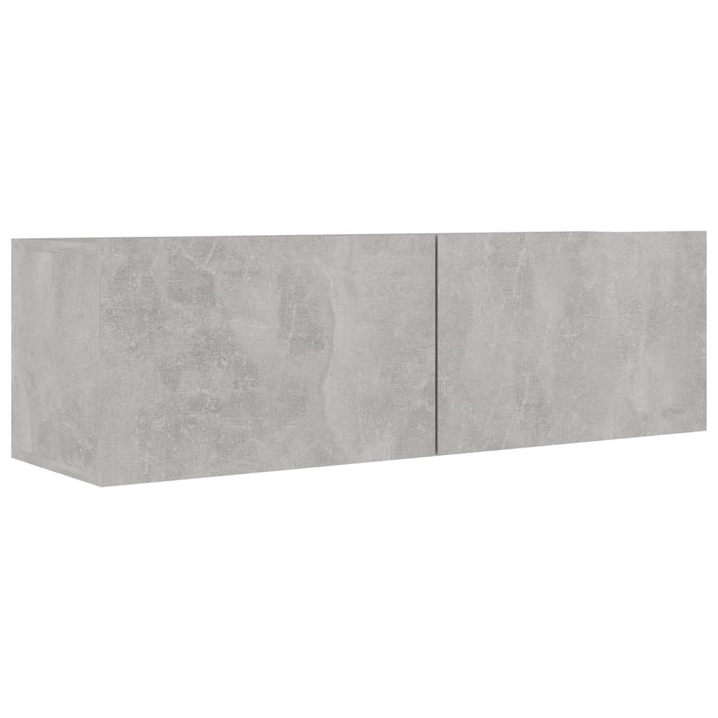 Set de muebles de salón 3 pzas madera sintetizada Nexus gris hormigón vidaXL