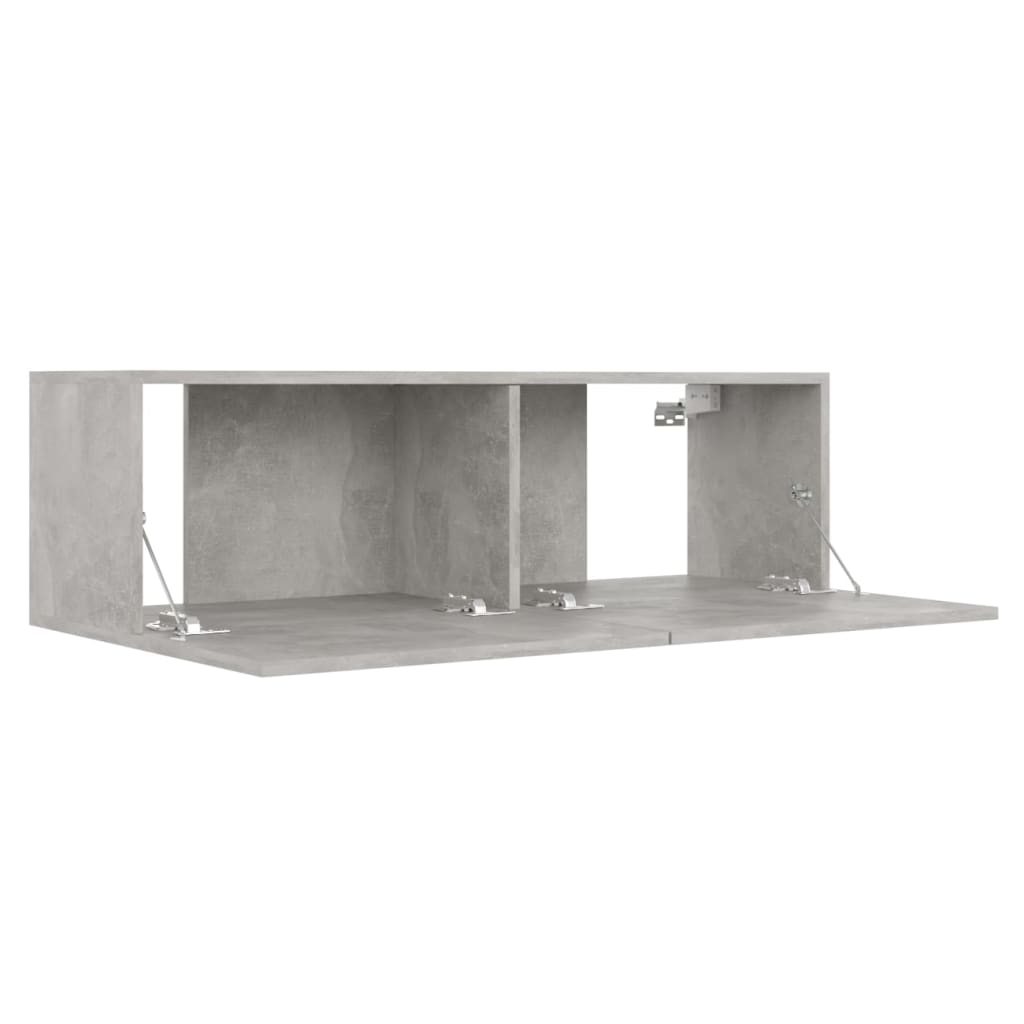 Set de muebles de salón 3 pzas madera sintetizada Nexus gris hormigón vidaXL