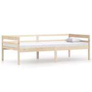 Vetonek Estructura de cama sin colchón madera maciza de pino 90x200 cm
