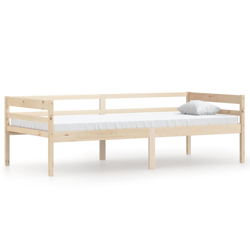 Estructura de cama sin colchón madera maciza de pino 90x200 cm vidaXL