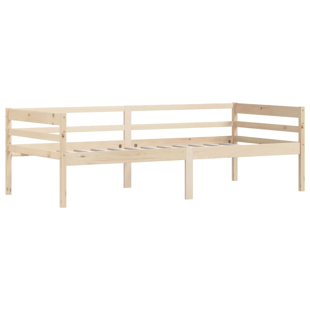 Estructura de cama sin colchón madera maciza de pino 90x200 cm vidaXL