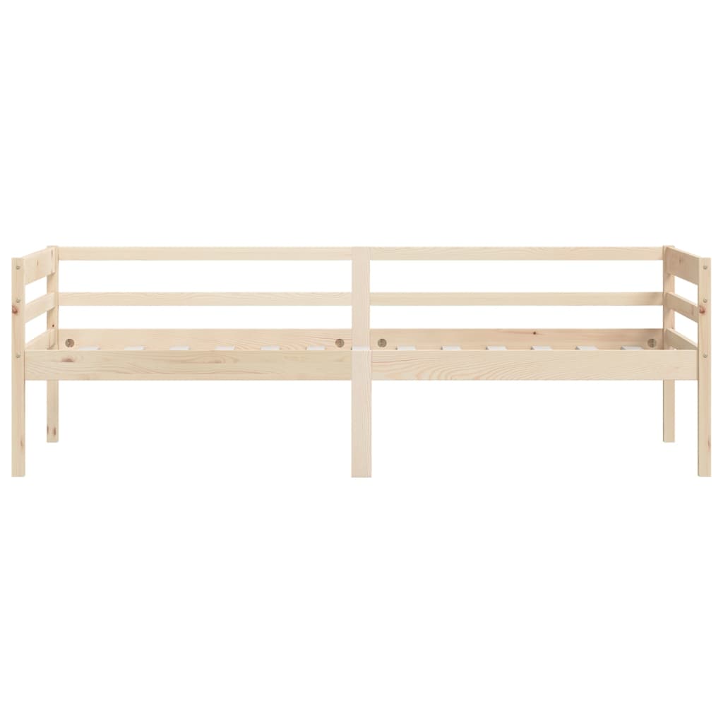 Estructura de cama sin colchón madera maciza de pino 90x200 cm vidaXL