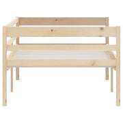 Estructura de cama sin colchón madera maciza de pino 90x200 cm v9022 - Vetonek