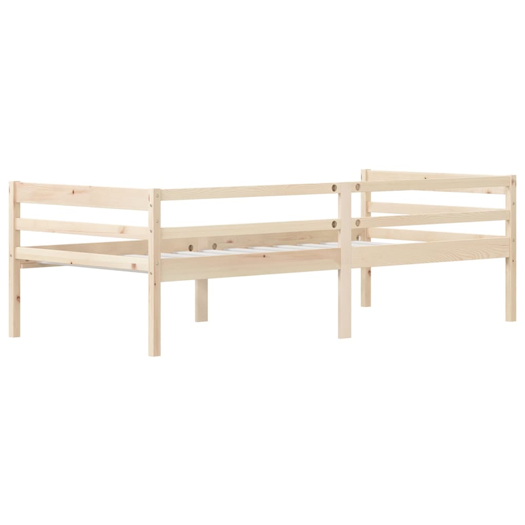 Estructura de cama sin colchón madera maciza de pino 90x200 cm vidaXL