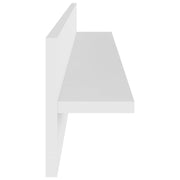 Etagère murale 2 pcs contreplaqué blanc 80x11,5x18cm V0301 Vetonek