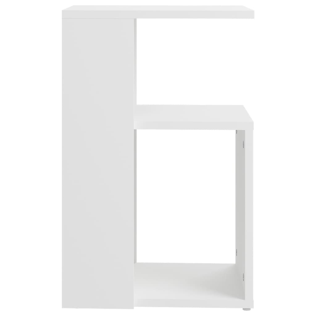 Mesa auxiliar de madera blanco 36x30x56 cm vidaXL