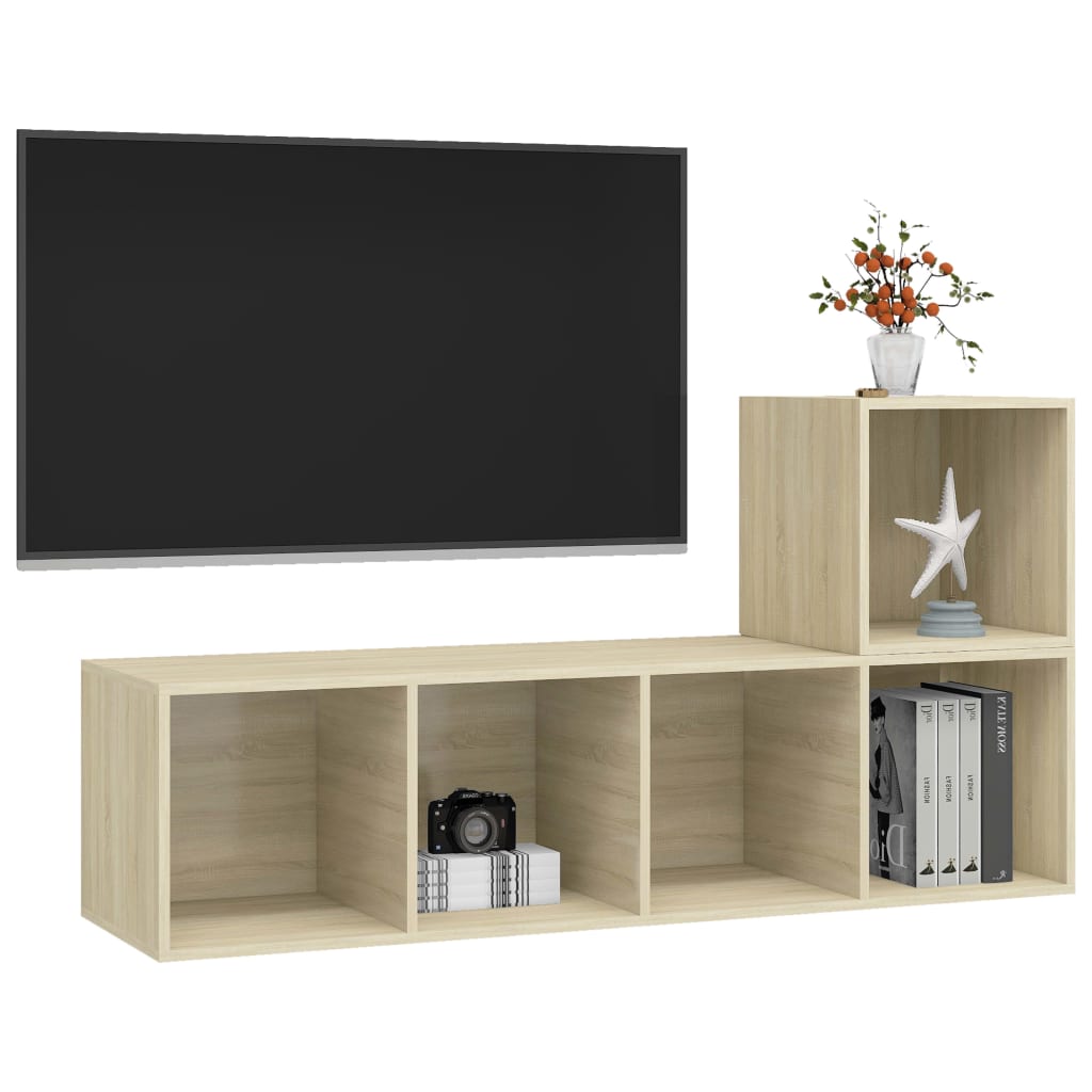 Conjunto de móveis de lounge 2 PCs sintetizados Wood Nexus Oak Sonoma