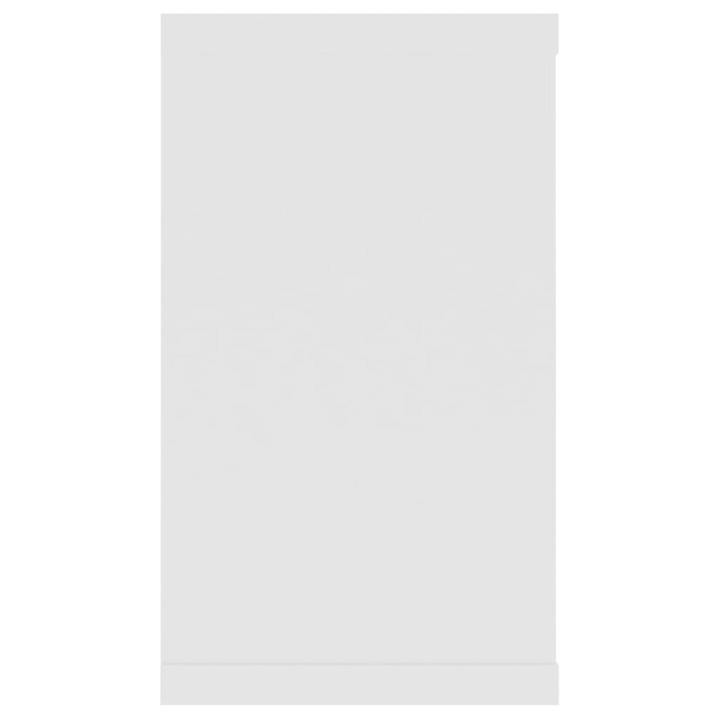 Estantes cubo de pared 2 uds contrachapado blanco 80x15x26,5 cm - Vetonek