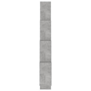 Estante cubo de pared contrachapado gris hormigón 90x15x119 cm v6005 - Vetonek