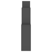 Estante cubo de pared madera contrachapada gris 80x15x78,5 cm v6791 - Vetonek