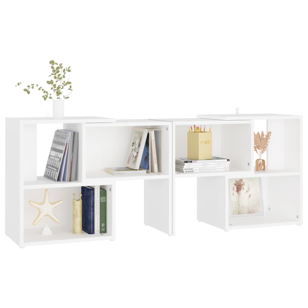 Mueble para TV de madera blanco 104x30x52 cm vidaXL