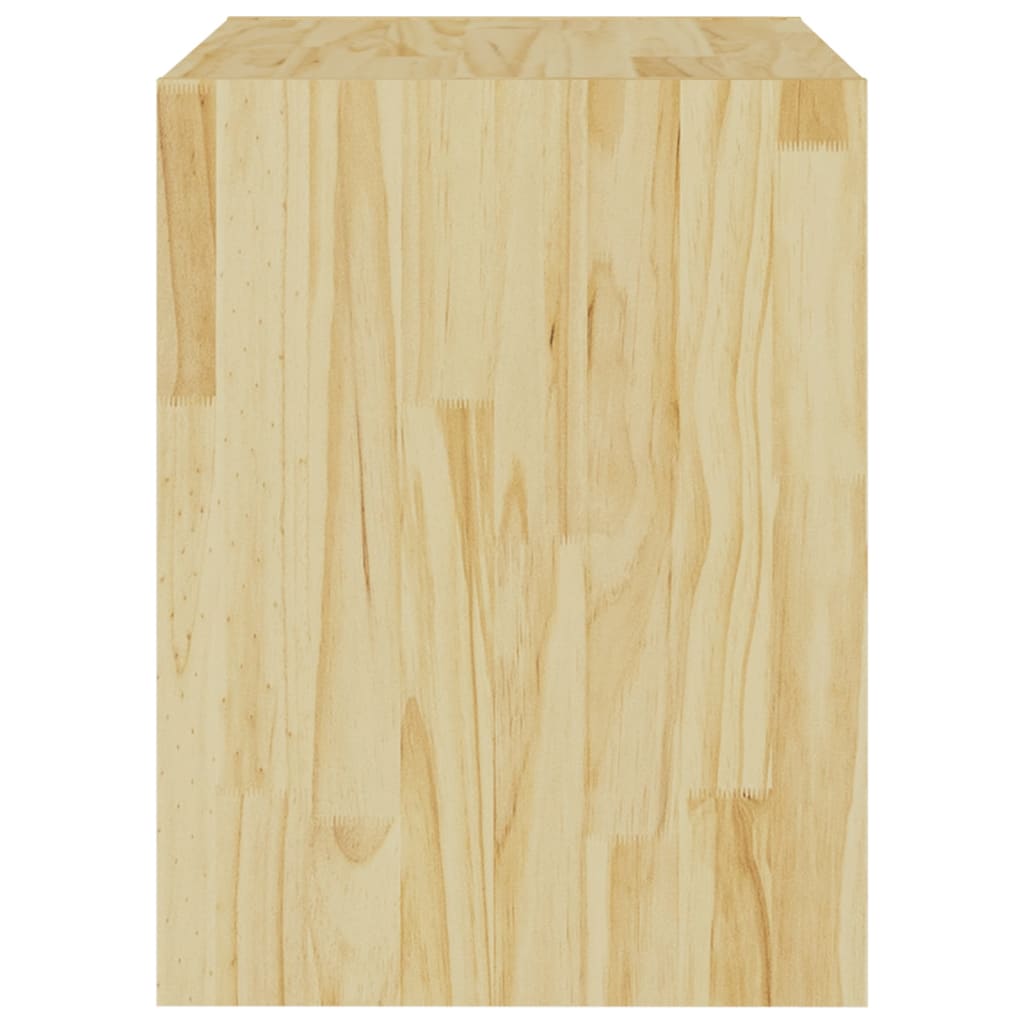 Mesitas de noche 2 uds madera maciza de pino 40x30,5x40 cm vidaXL