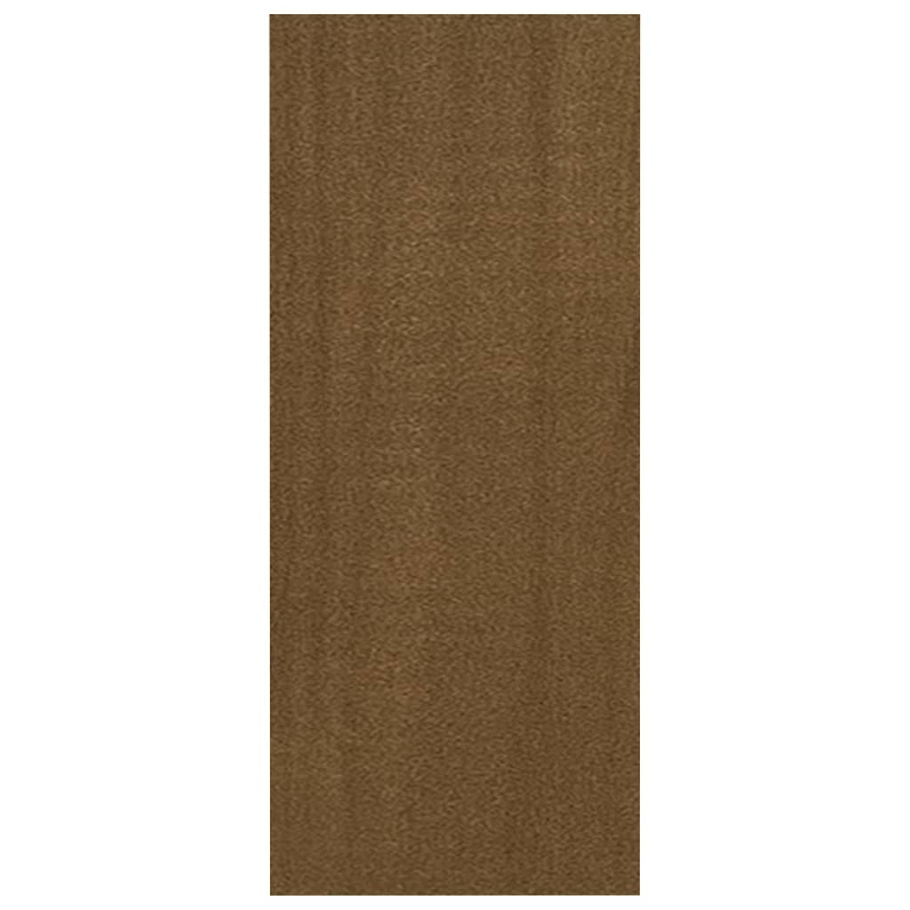 Estantería madera maciza de pino marrón miel 40x30x71,5 cm v8364 - Vetonek