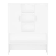 White washing machine cabinet 70.5x25.5x90 cm v9514 - Vetonek