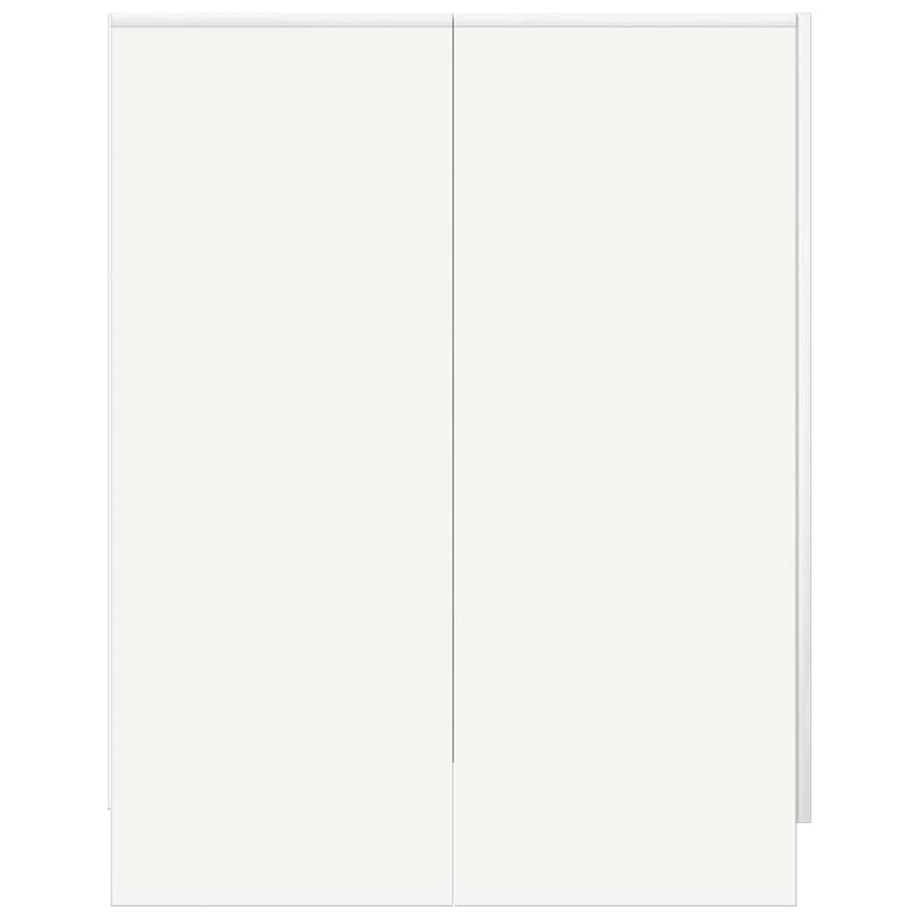 White washing machine cabinet 71x71.5x91.5 cm v9606 - Vetonek