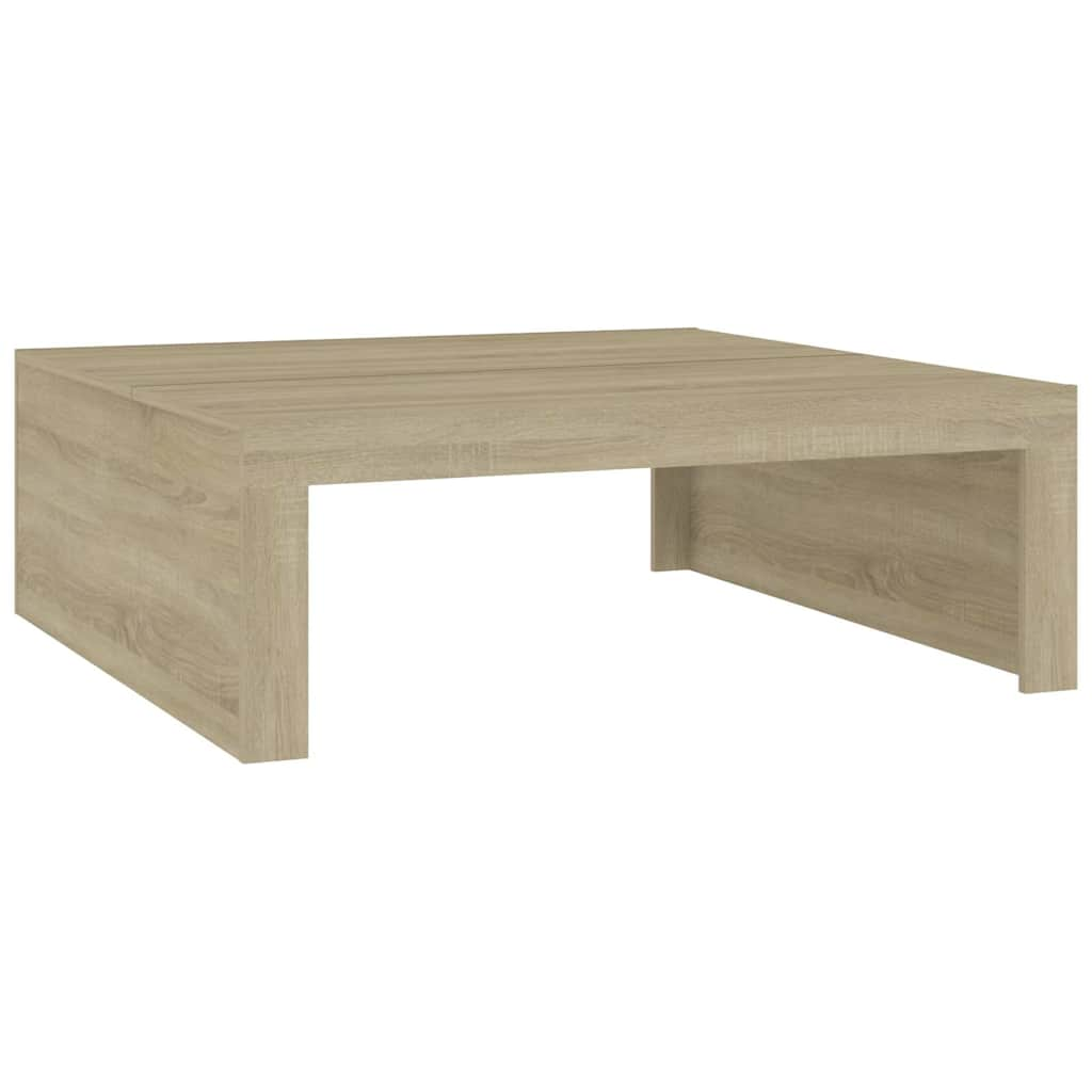 Mesa de centro madera roble Sonoma 100x100x35 cm vidaXL