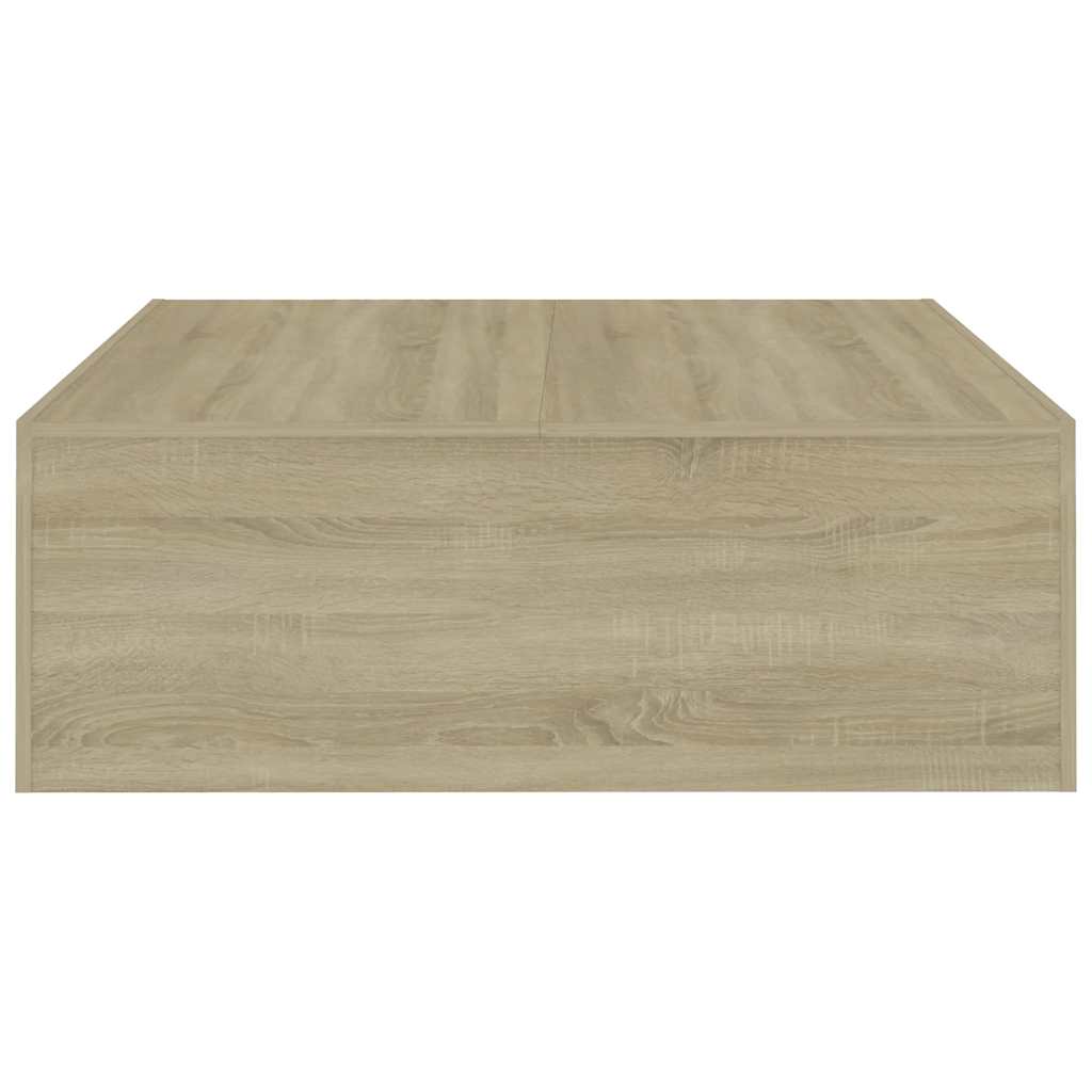 Mesa de centro madera roble Sonoma 100x100x35 cm vidaXL