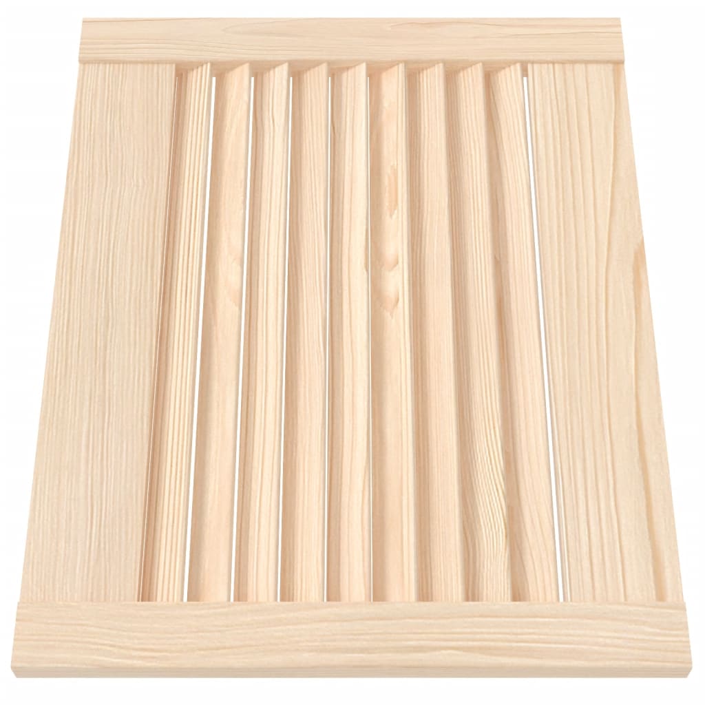 Puerta de armario de lamas madera de pino maciza 39,5x49,4 cm