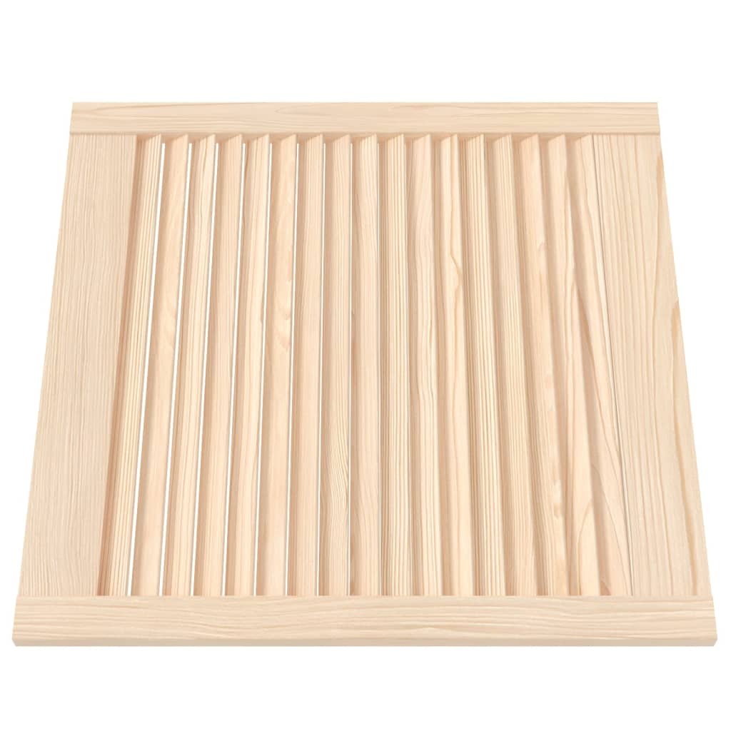 Porte dell'armadio Lamas 2 unità in legno di pino 61,5x59,4 cm