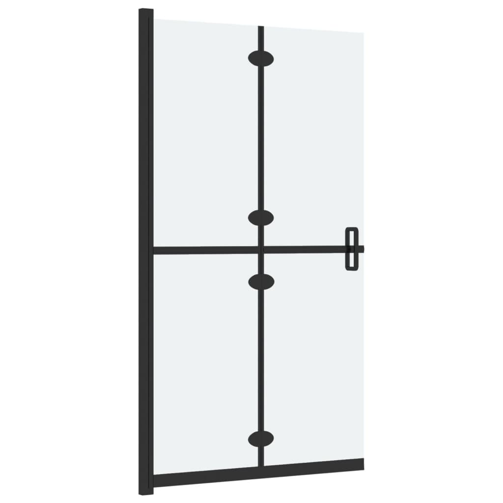 Mampara de ducha plegable vidrio ESG esmerilado 70x190 cm vidaXL