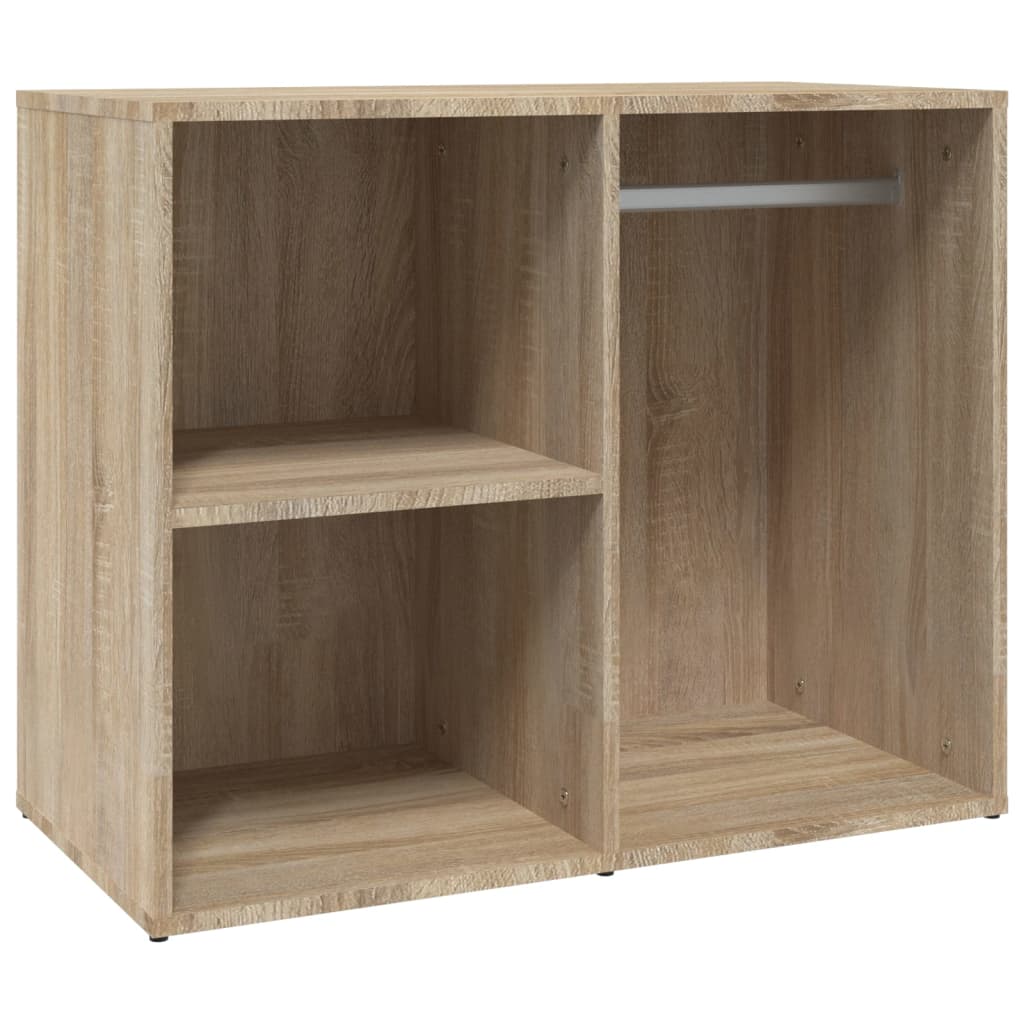 Mueble vestidor madera roble Sonoma 80x40x65 cm vidaXL