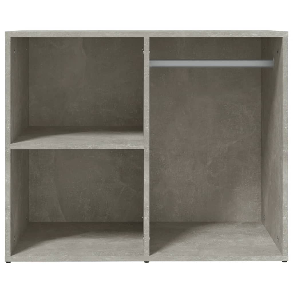 Dressing en bois gris 80x40x65 cm