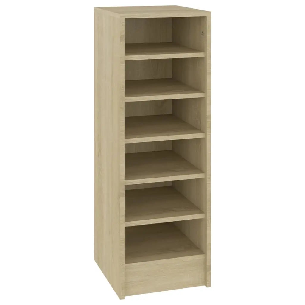 Mueble zapatero madera roble Sonoma 31,5x35x90 cm - Vetonek