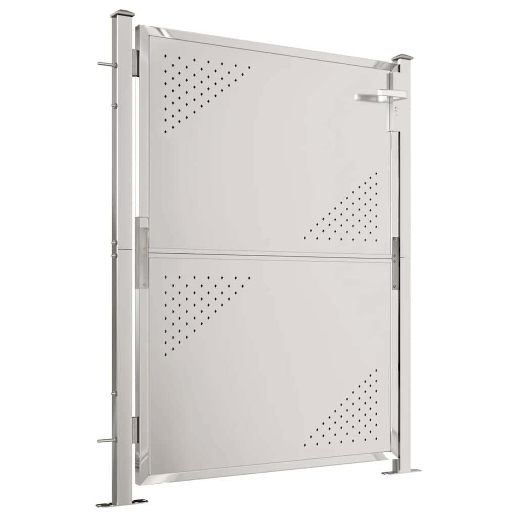 Garden Valla Gate Gris inoxydable 100x125 cm