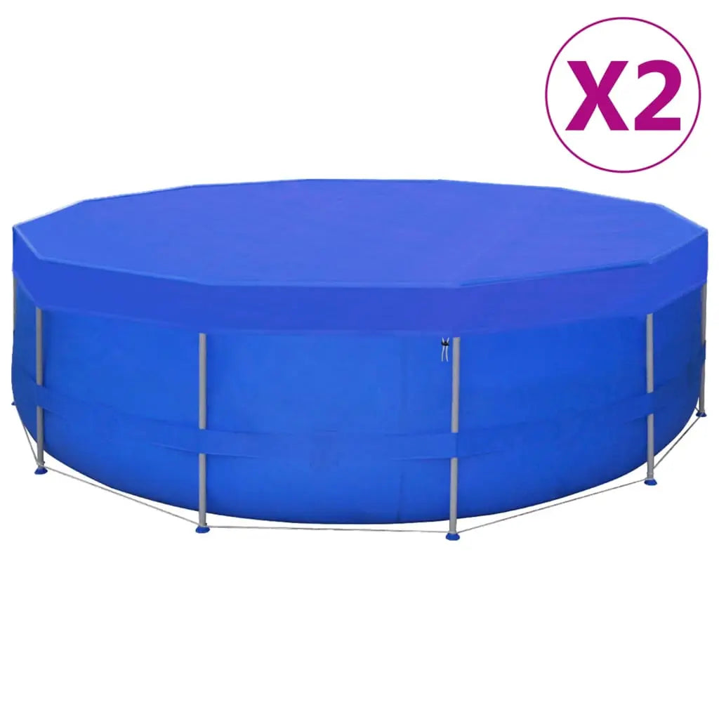 Cubierta de piscina 2 unidades redonda pe 540 cm 90 g/m² v8278 Vetonek