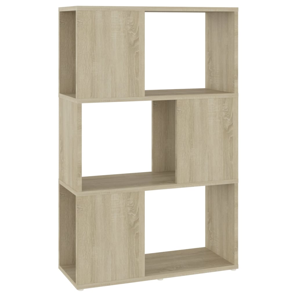 Librería separador madera contrachapada roble Sonoma 60x24x94cm V0301 Vetonek