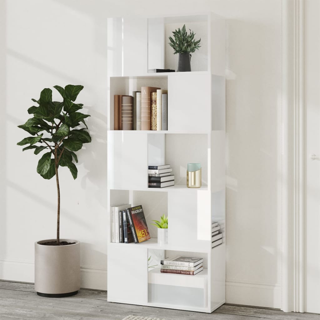 White space dividing shelf 60x24x155 cm