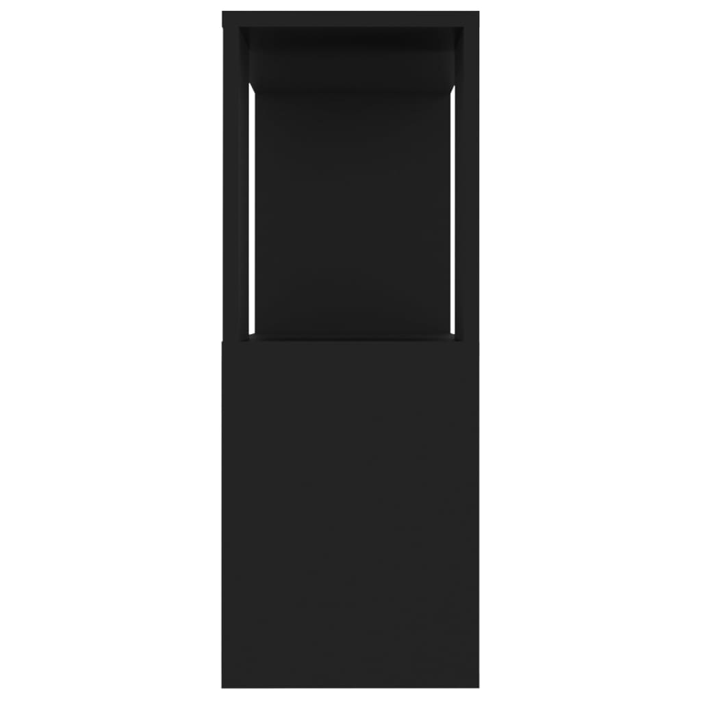 Mueble para TV madera negro 80x24x63 cm vidaXL