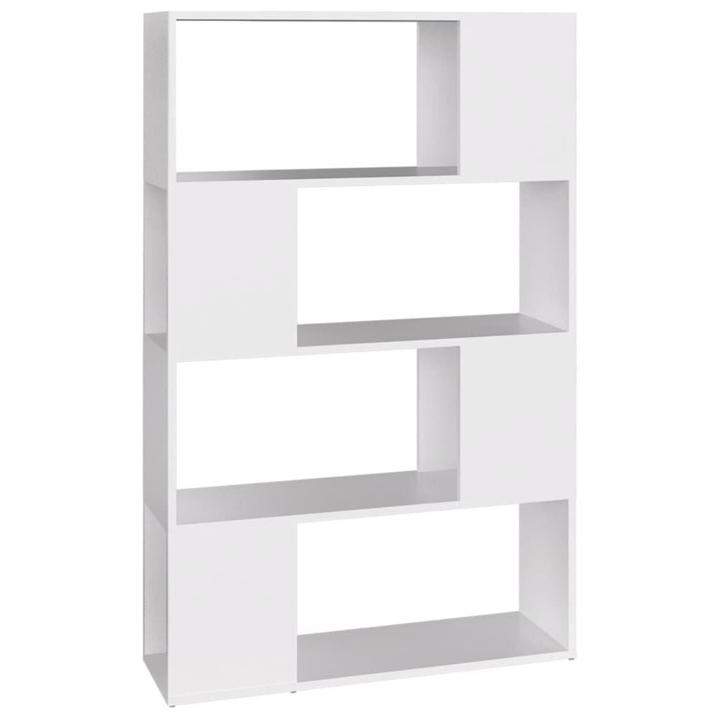 Estante separadora de compensado branco 80x24x124,5 cm V0905 Vetonek