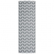 Alfombra exterior arakil pp gris 80x250 cm v2893 Vetonek