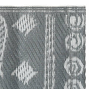 Alfombra de exterior PP gris 80x250 cm - Vetonek