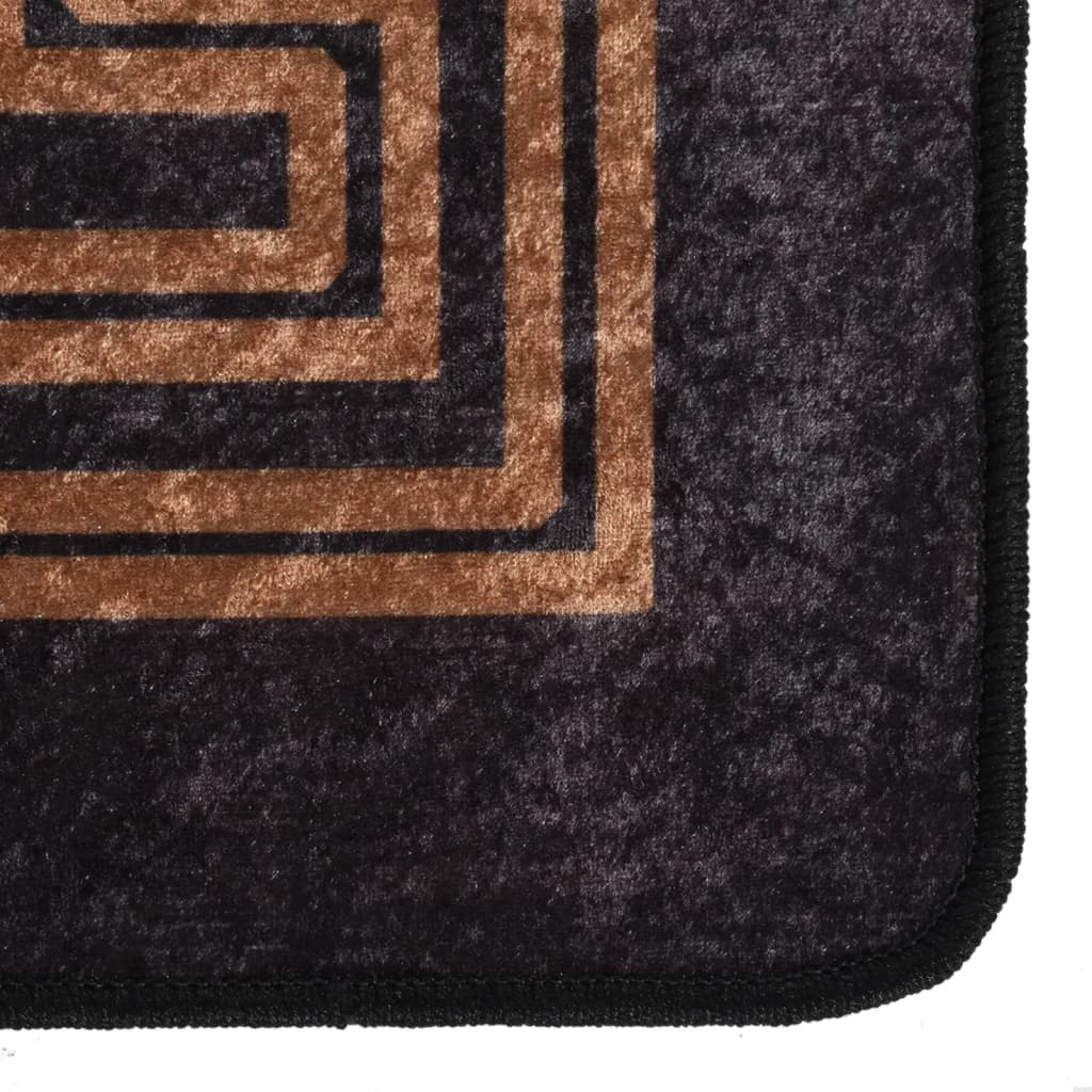 Black, Gold e Dorado Disslining Watable Carpet 190x300 cm