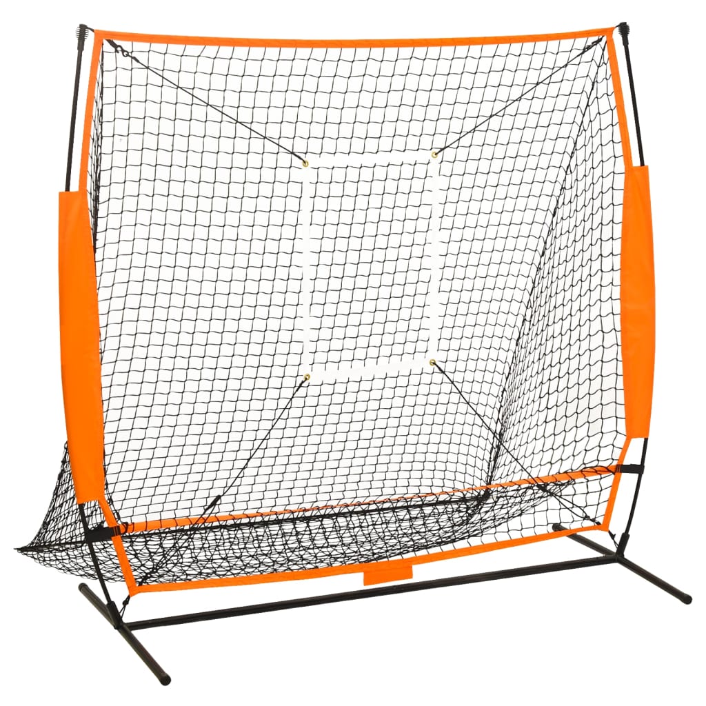 Vetonek Red de práctica multideporte beisbol negra 174x76x158,5 cm