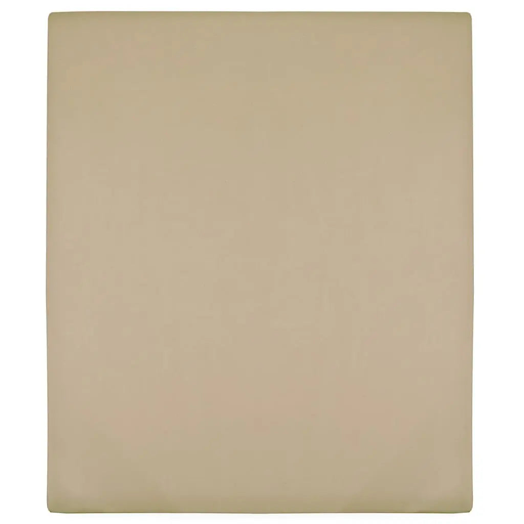 Vetonek Sábanas bajeras jersey 2 uds algodón gris taupe 180x200 cm