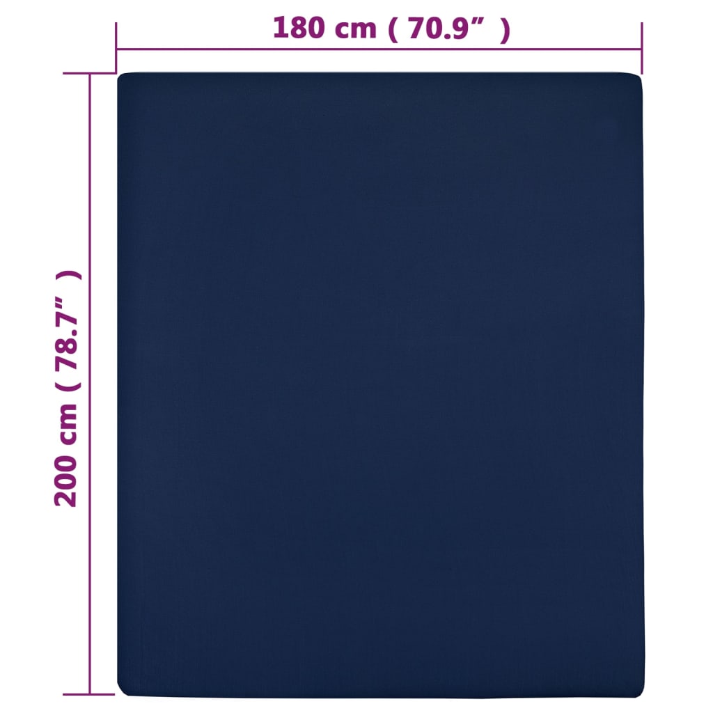 Bajera Jersera Silver Navy Blue 140x200 cm