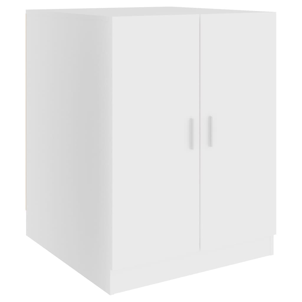 Mueble de lavadora blanco