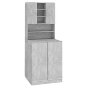 Vetonek Concrete gray washing machine cabinet