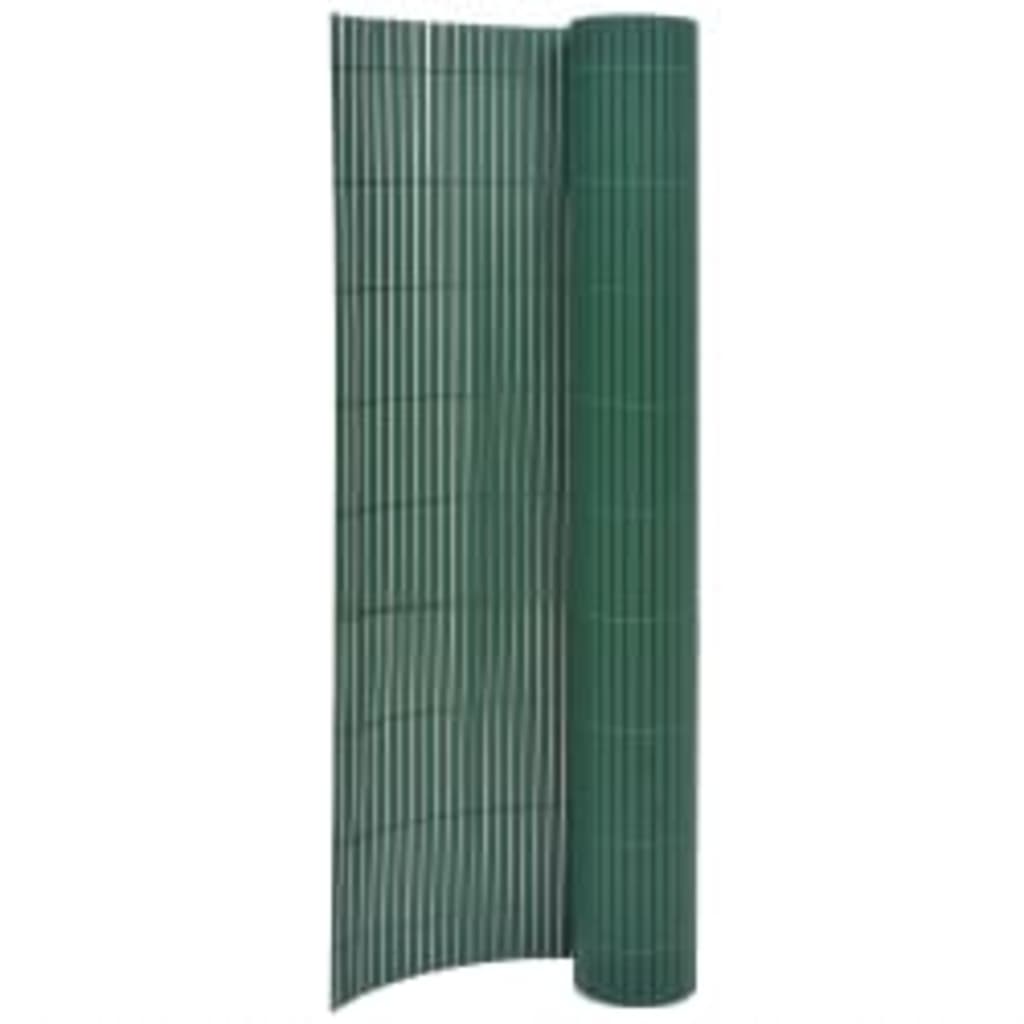 Vetonek Valla de jardín de doble cara verde 110x400 cm