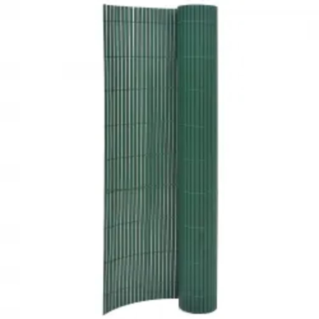 Vetonek Valla de jardín de doble cara verde 110x500 cm