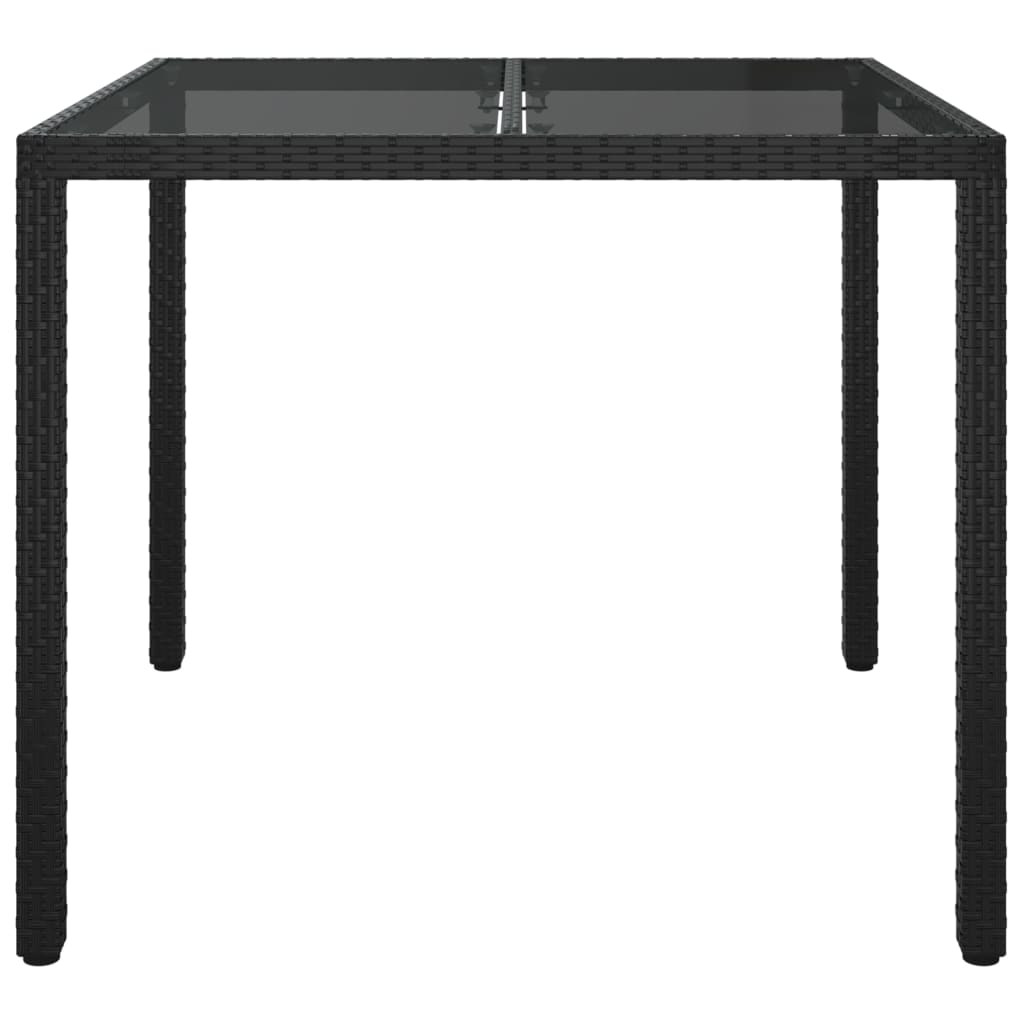 Rattan sintético Jardin Garden 90x90x75 cm preto