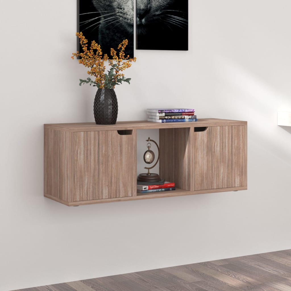 Mueble TV madera de ingeniería roble Nexus 88,5x27,5x30,5 cm vidaXL