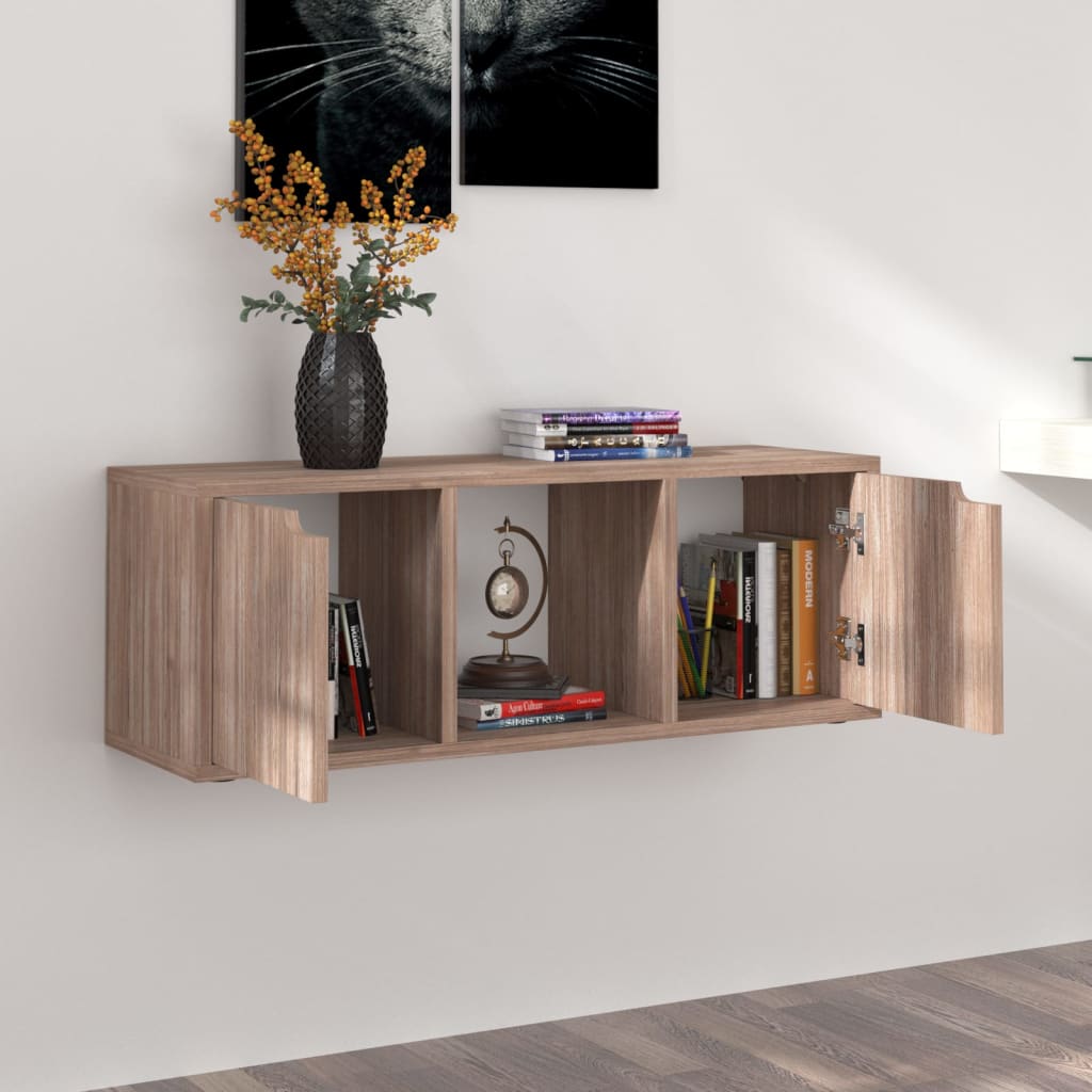 Mueble TV madera de ingeniería roble Nexus 88,5x27,5x30,5 cm vidaXL