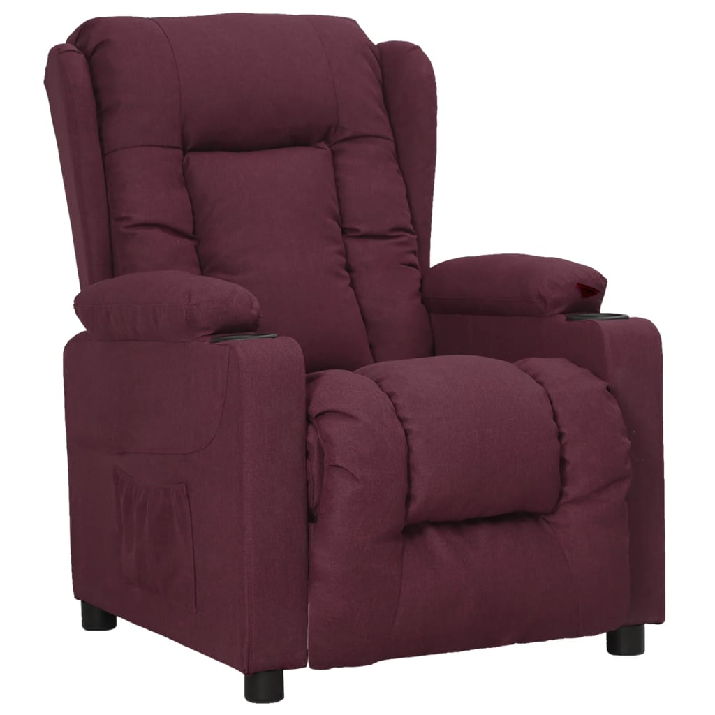 Vetonek Sillón reclinable de tela morado